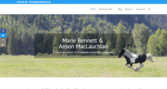 Desktop Screenshot of mariebennett.com